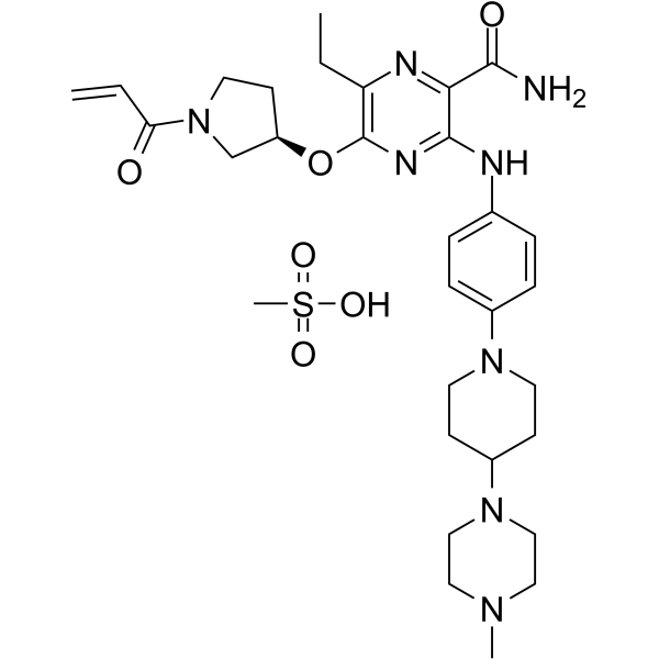 Naquotinib mesylate 1448237-05-5